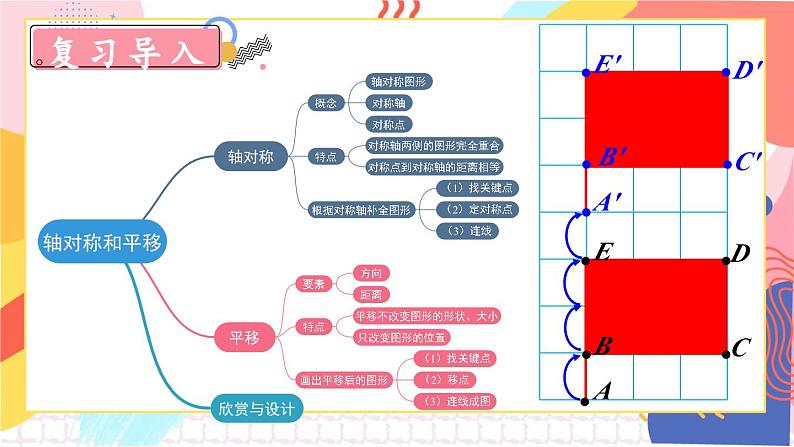 北5数上 二 轴对称和平移 练习三 PPT课件+教案04