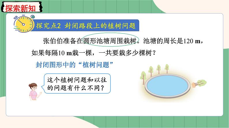 第3课时 封闭图形的植树问题第6页