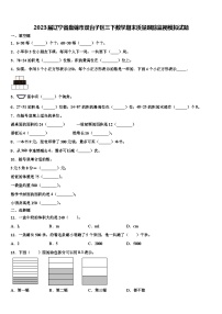 2023届辽宁省盘锦市双台子区三下数学期末质量跟踪监视模拟试题含解析