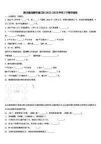 四川省成都市温江区2022-2023学年三下数学期末含解析