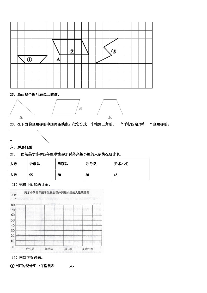 2023届安徽省蚌埠市淮上区数学四年级第二学期期末检测试题含解析03