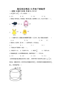 期末综合测试（试题）北师大版六年级下册数学+