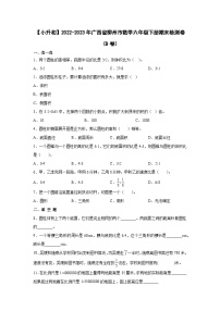 【小升初】2022-2023学年广西省柳州市数学六年级下册期末检测卷（B卷）含解析
