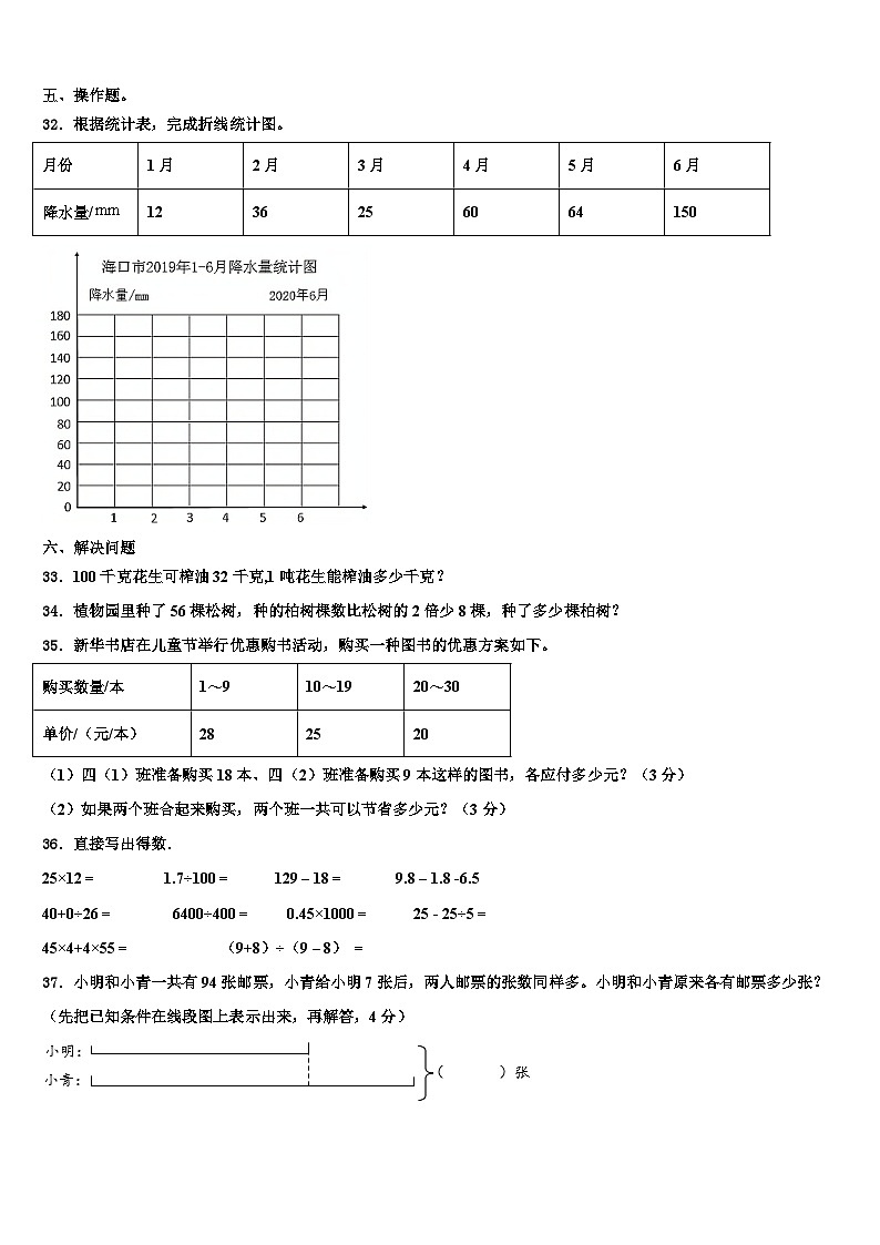 河南省焦作市2022-2023学年数学四下期末质量检测试题含解析第3页