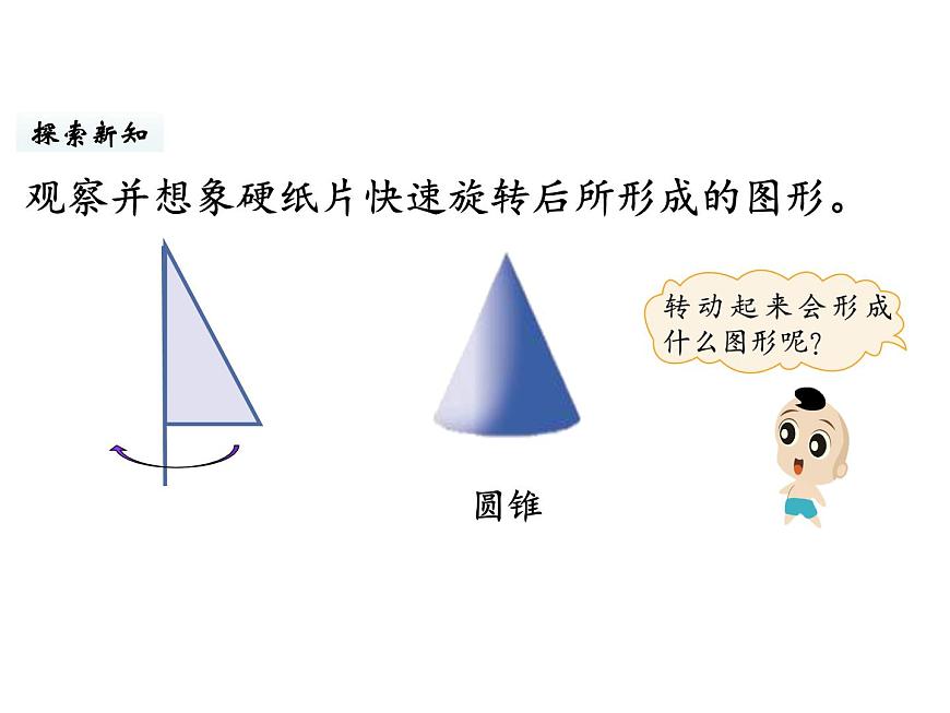 六年級(jí)下冊(cè)數(shù)學(xué)課件-第一單元第1課時(shí) 面的旋轉(zhuǎn)（1） 北師大版第5頁(yè)