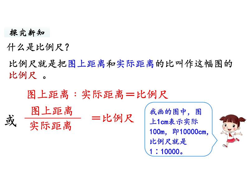 六年级下册数学课件-第二单元第4课时 比例尺(1) 北师大版第3页