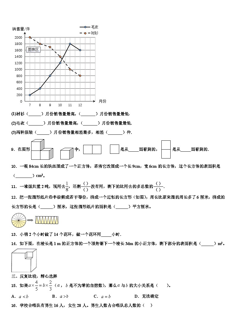 2022-2023学年南陵县数学六下期末质量跟踪监视试题含解析第2页
