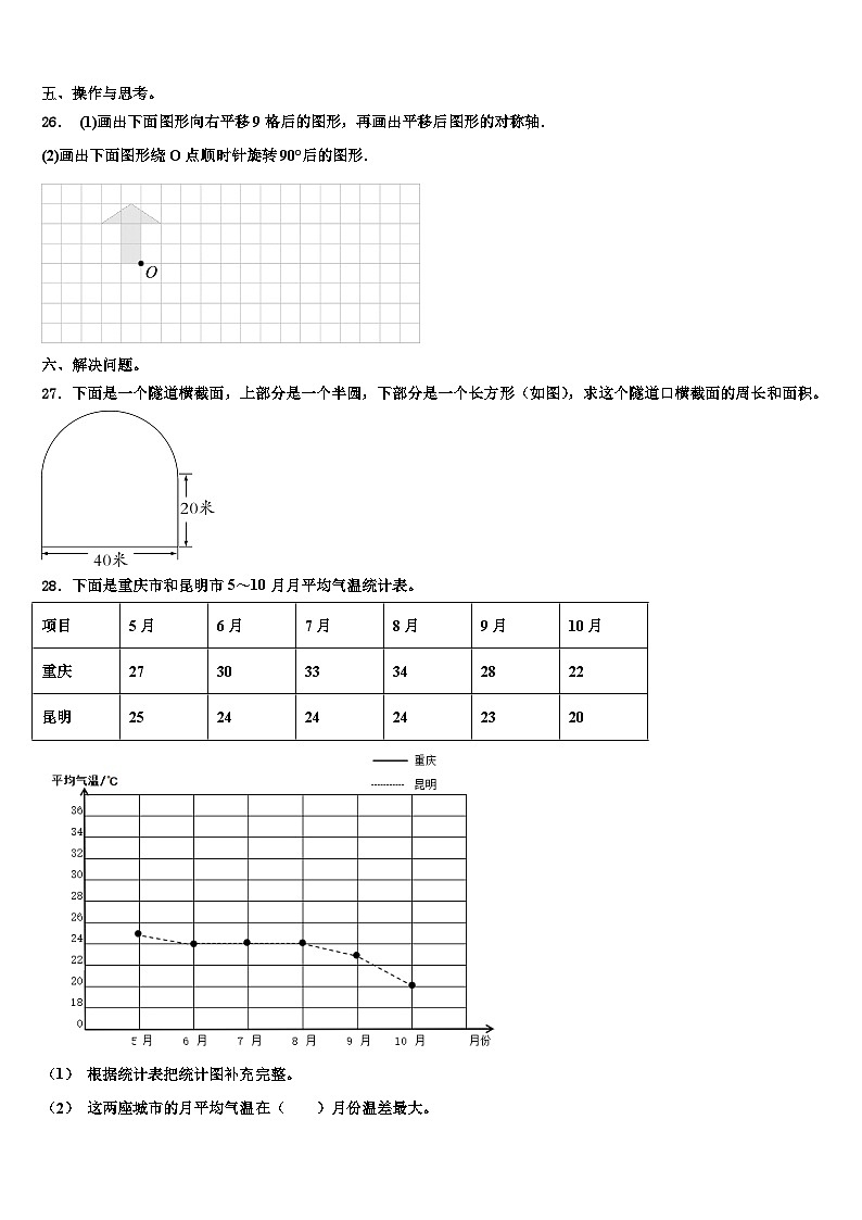 2022-2023学年晋江市六年级数学第二学期期末预测试题含解析第3页