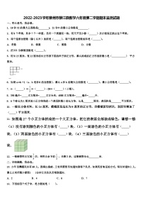 2022-2023学年柳州市柳江县数学六年级第二学期期末监测试题含解析