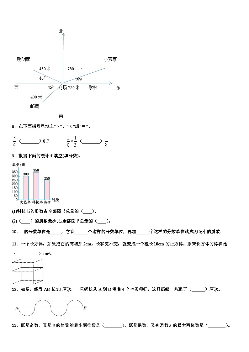 2023届山东省青岛市黄岛区六年级数学第二学期期末达标测试试题含解析第2页