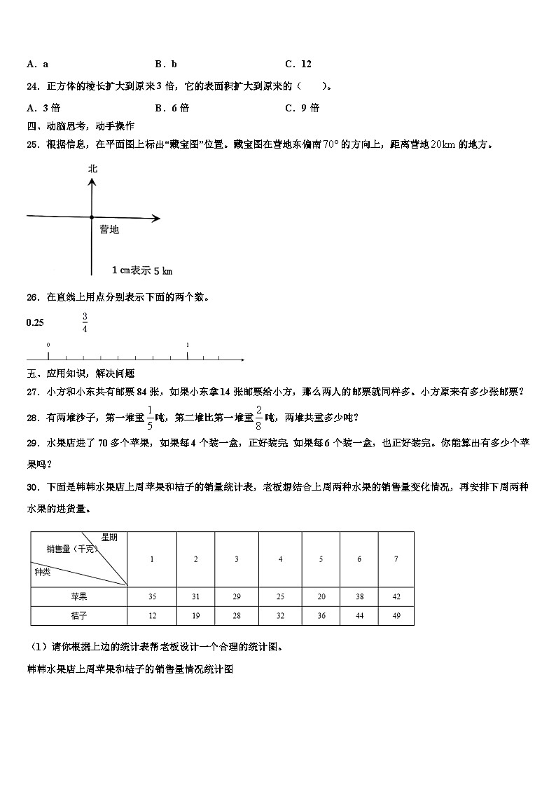 2023届成武县数学六年级第二学期期末质量跟踪监视试题含解析第3页