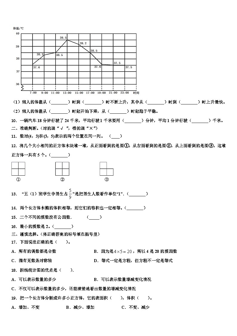 2023届江苏省盐城市东台市六年级数学第二学期期末检测试题含解析第2页