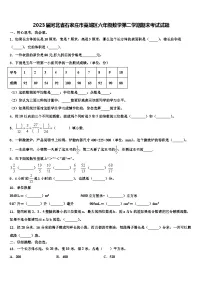 2023届河北省石家庄市藁城区六年级数学第二学期期末考试试题含解析