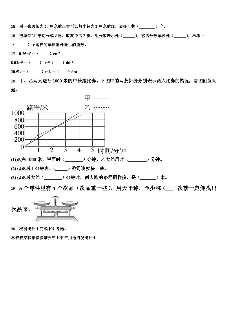龙江县2022-2023学年数学六下期末统考试题含解析第2页
