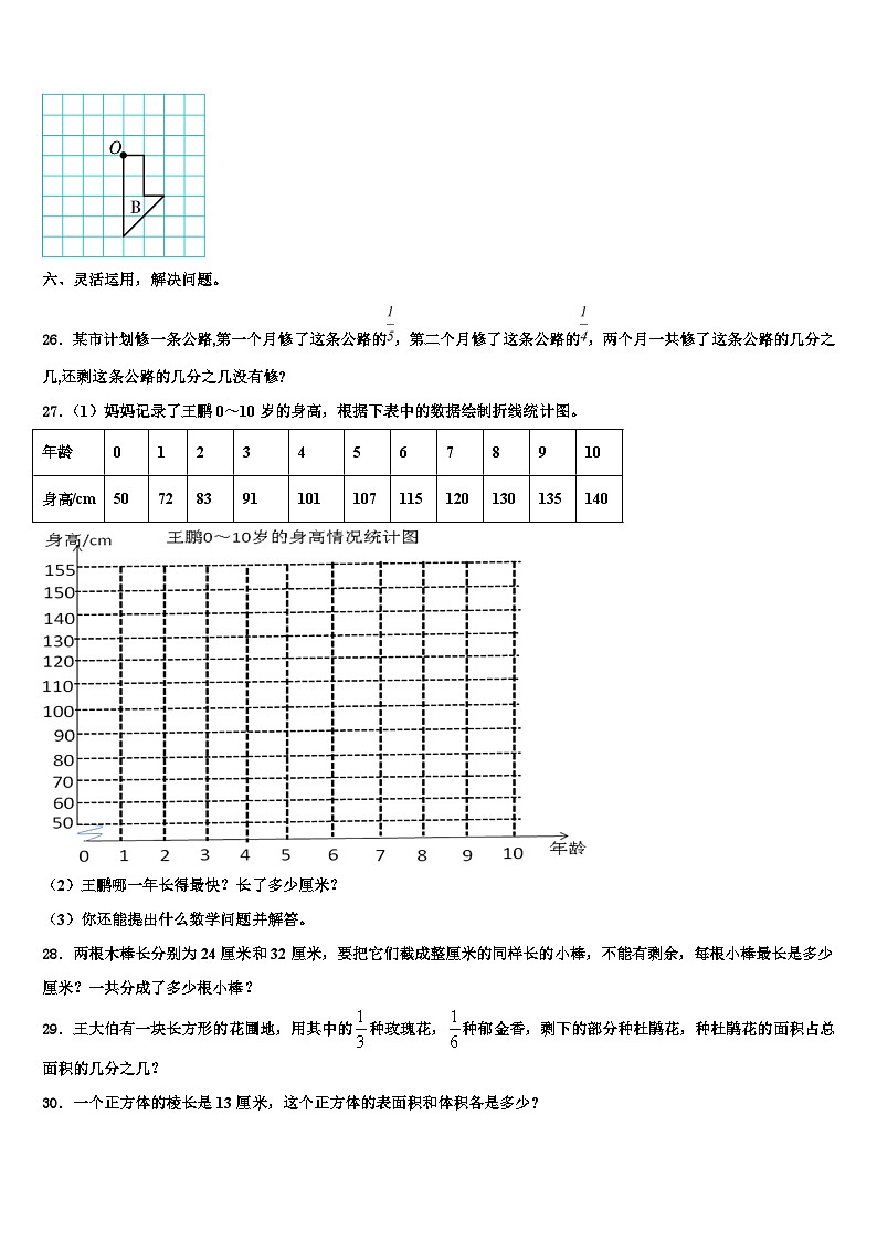 2023年河南省漯河市舞阳县数学六年级第二学期期末综合测试试题含解析第3页