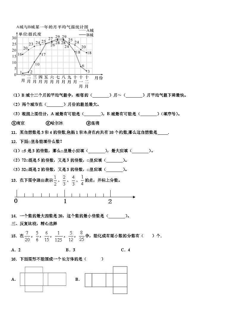 吉林省松原市扶余市2023年数学六下期末达标测试试题含解析02