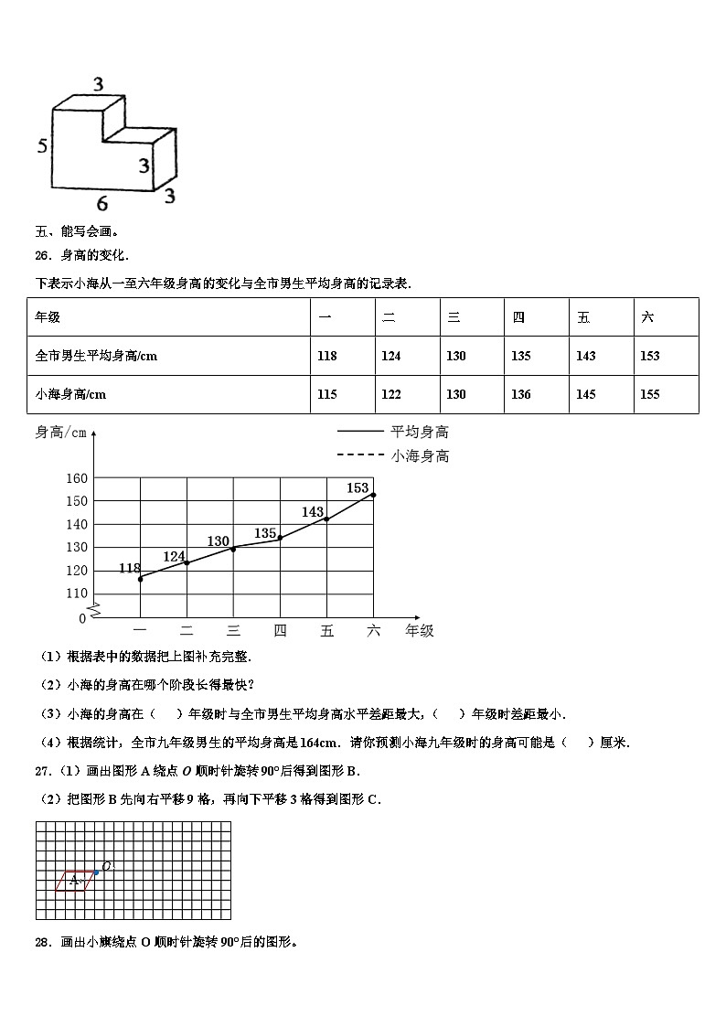 西和县2023年六年级数学第二学期期末质量跟踪监视模拟试题含解析第3页