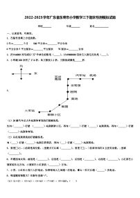 2022-2023学年广东省东莞市小学数学三下期末检测模拟试题含解析