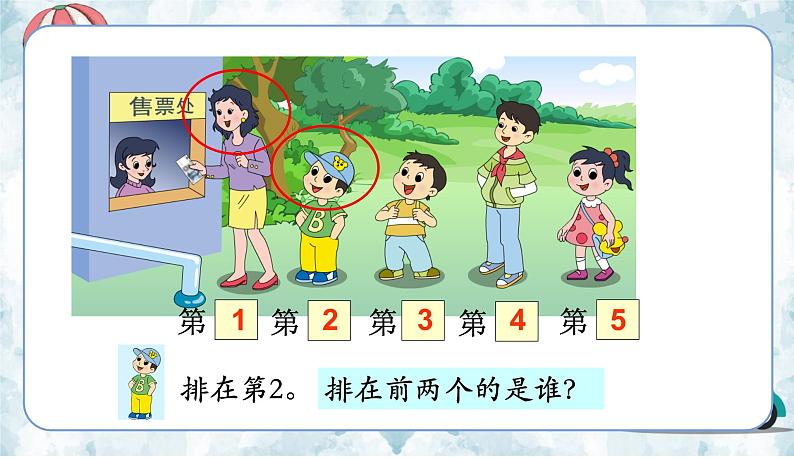 苏教一上 第5单元 5.3 认识几和第几 PPT课件第6页