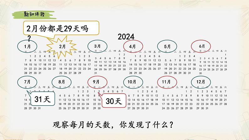 三年级下学期《年、月、日》精品课件第5页