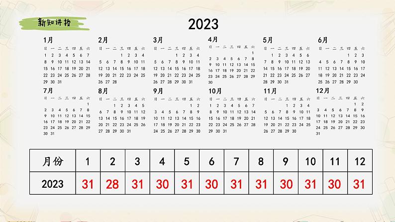 三年级下学期《年、月、日》精品课件第7页
