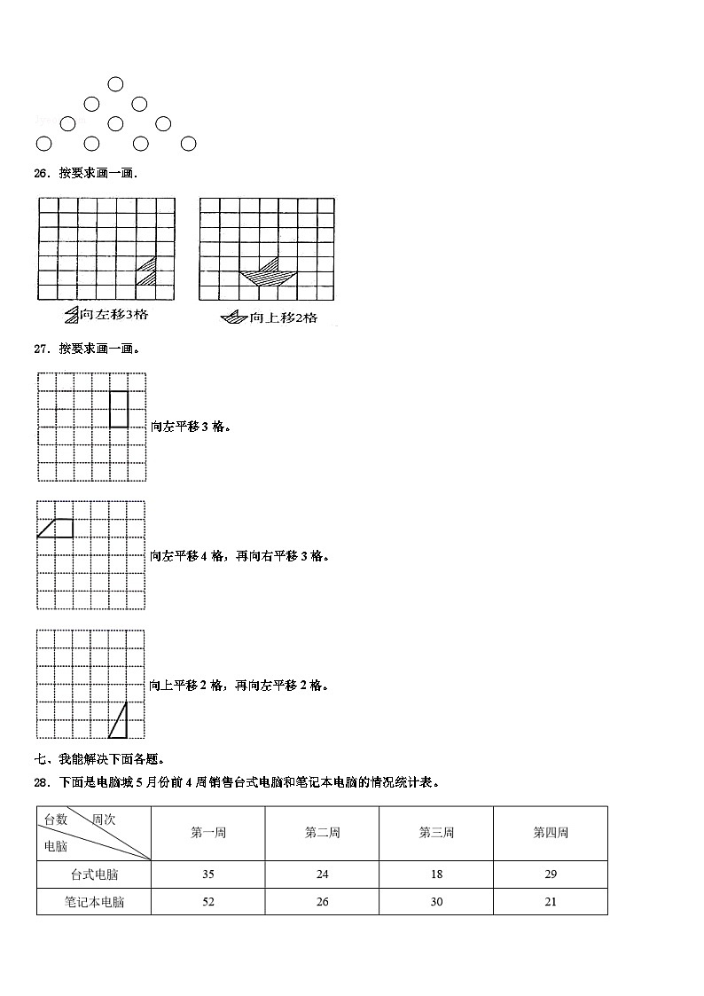 昭通市鲁甸县2023届三年级数学第二学期期末检测模拟试题含解析03
