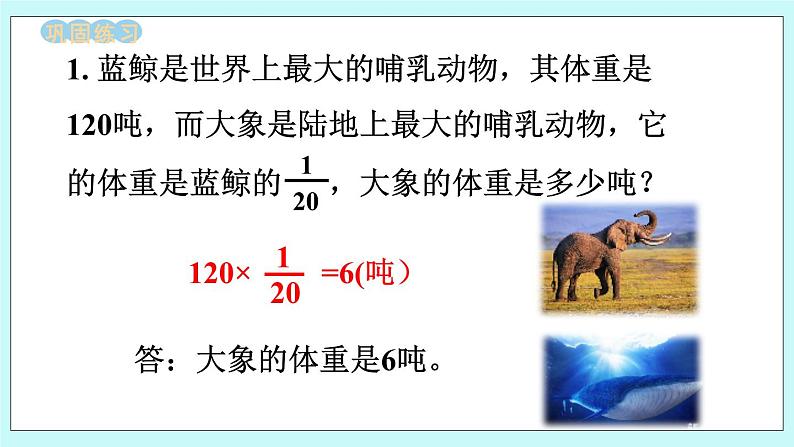 西师大版数学六年级上册1.7 练习课 PPT课件03