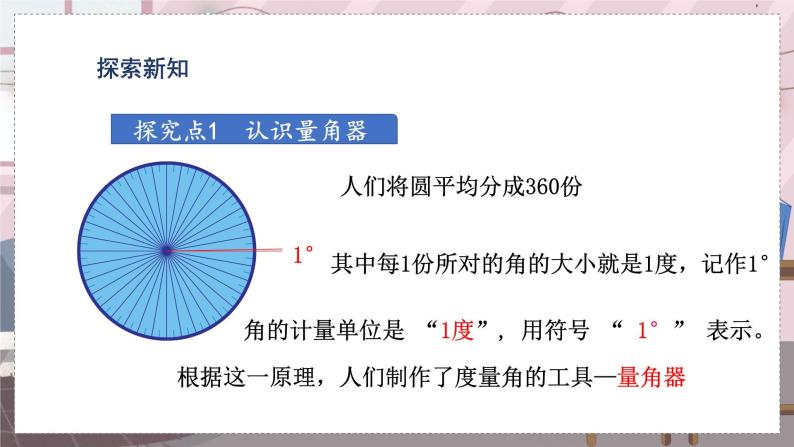 人教4数学上 第3单元 第3课时    角的度量 PPT课件+教案+导学案03