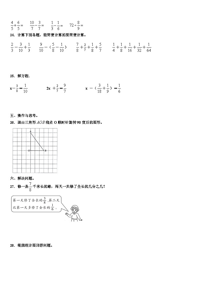 2022-2023学年江西省抚州市临川区数学五下期末检测试题含解析第3页