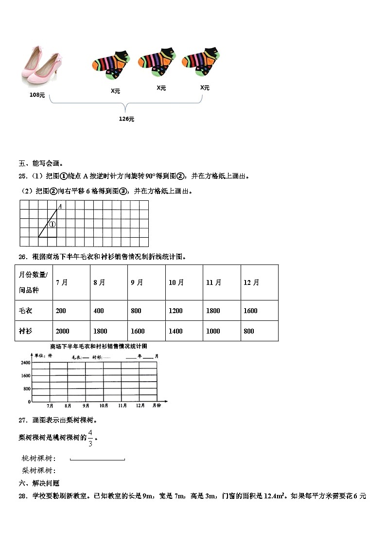 2023届吕梁地区汾阳市数学五年级第二学期期末调研试题含解析第3页