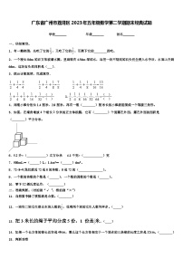 廣東省廣州市荔灣區(qū)2023年五年級(jí)數(shù)學(xué)第二學(xué)期期末經(jīng)典試題含解析