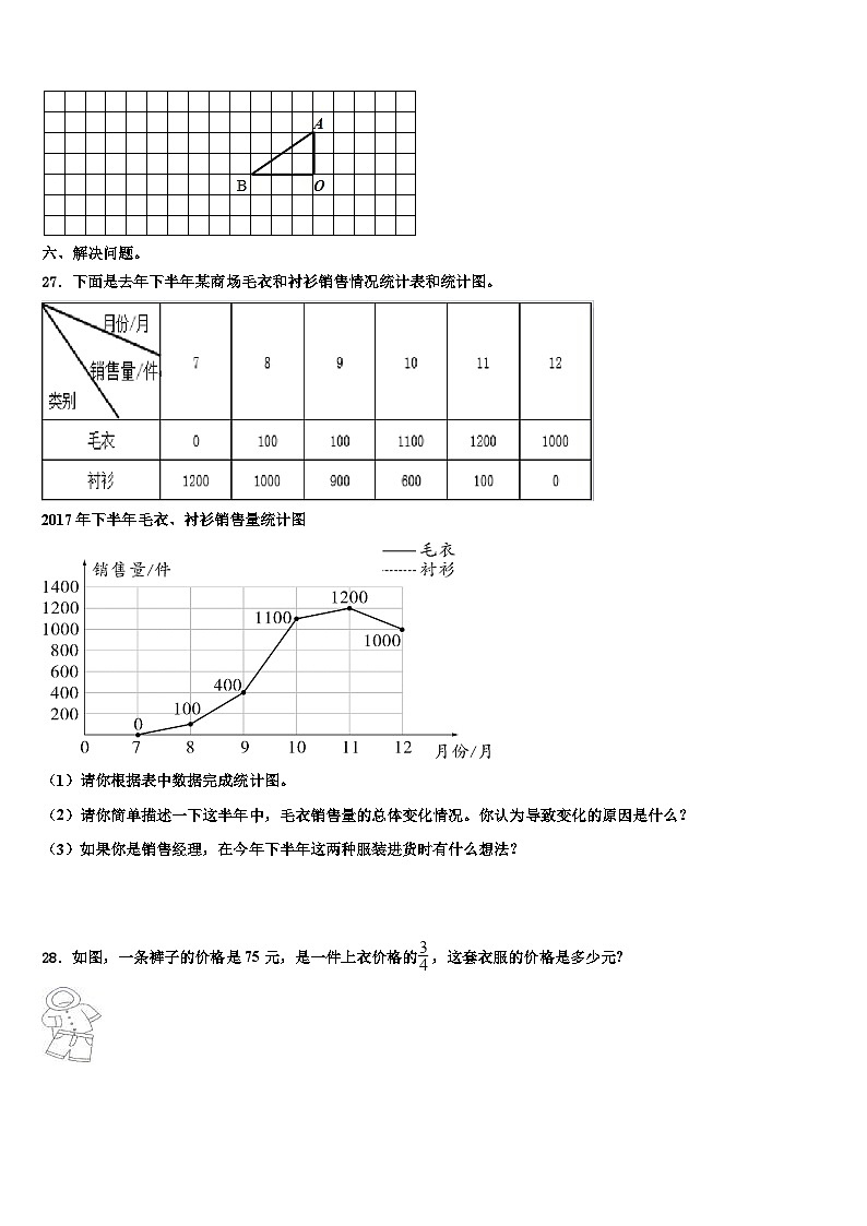 广西壮族河池市巴马瑶族自治县2023年五年级数学第二学期期末学业质量监测试题含解析第3页