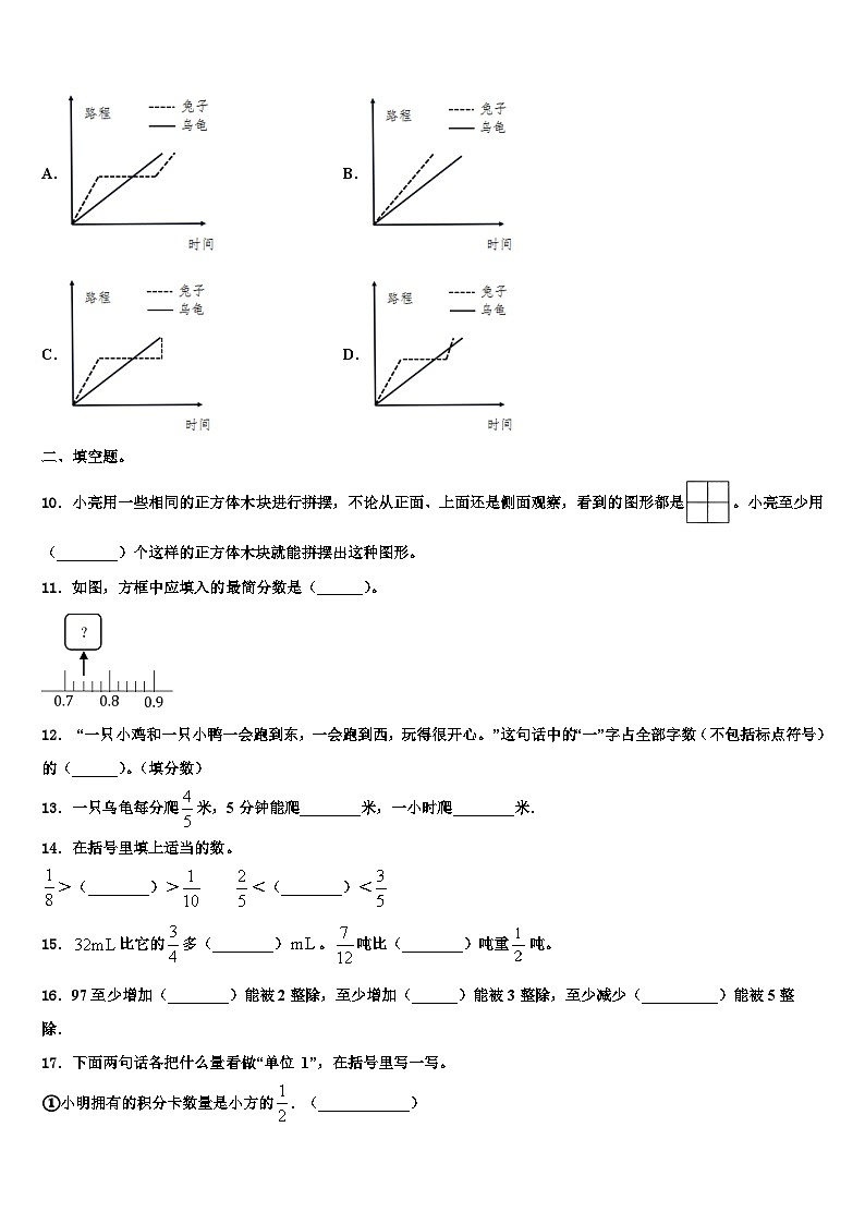 昭觉县2022-2023学年数学五下期末学业水平测试模拟试题含解析第2页