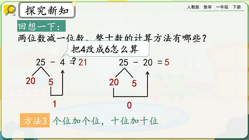 【2023教材插图】人教版数学一年级下册 6.8《练习十六》课件第4页