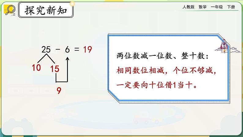 【2023教材插图】人教版数学一年级下册 6.8《练习十六》课件第5页