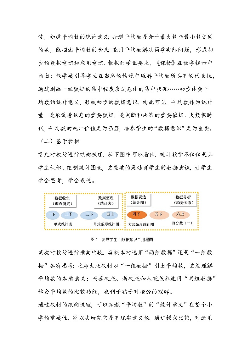 人教版数学四年级下册《平均数》教学设计03