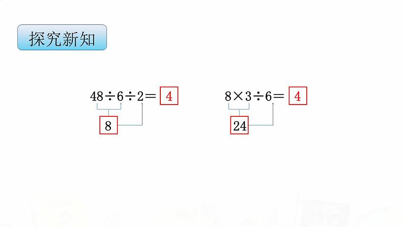 苏教版小学数学二年级上册第六单元6-7 连乘、连除和乘除混合运算课件第6页