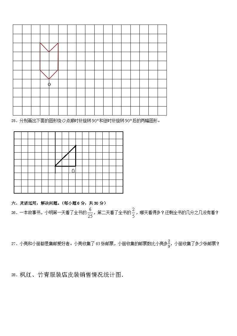 2022-2023学年山西省运城市五年级数学第二学期期末质量检测试题含答案03