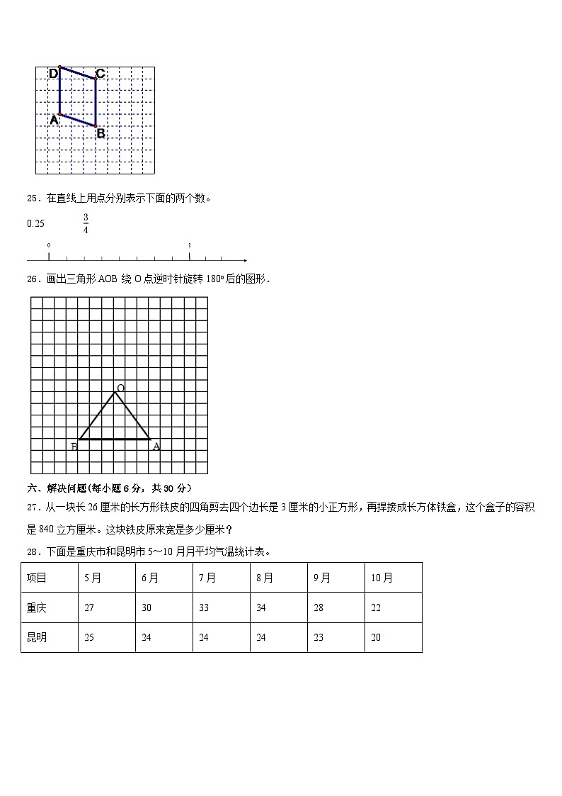2022-2023学年河北省唐山市丰南区数学五下期末统考试题含答案第3页