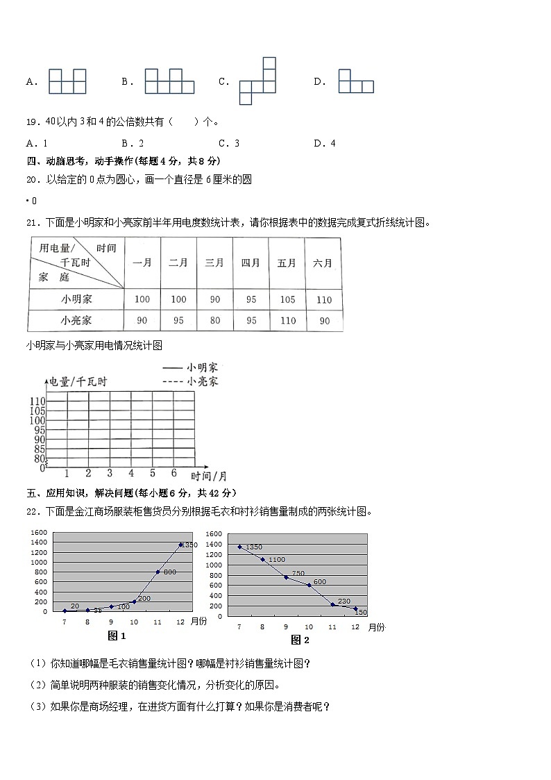 2022-2023学年河南省安阳市内黄县数学五下期末调研模拟试题含答案第3页