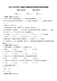 2022-2023学年广东省湛江市雷阳实验学校数学四下期末经典试题含答案