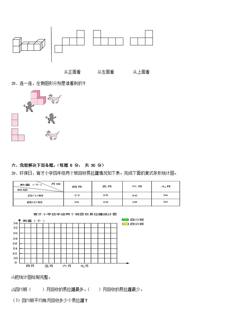 2022-2023学年济阳县数学四下期末联考模拟试题含答案第3页