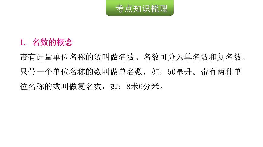 小學(xué)畢業(yè)數(shù)學(xué)總復(fù)習(xí)專題五常見的量第10課時長度、面積與體積單位教學(xué)課件第4頁