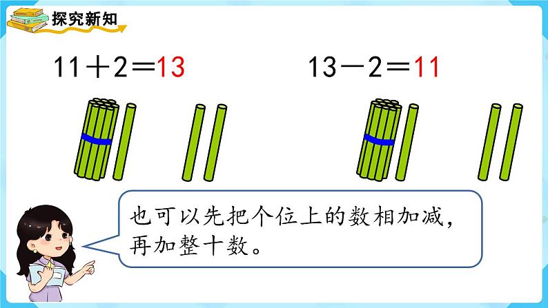 6.3《10加几、十几加几及相应的减法》(课件)一年级上册数学-人教版第6页