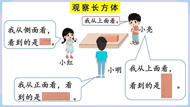 5.1 观察物体(2)(课件)二年级上册数学-人教版04