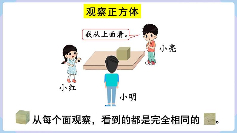 5.1 观察物体(2)(课件)二年级上册数学-人教版06