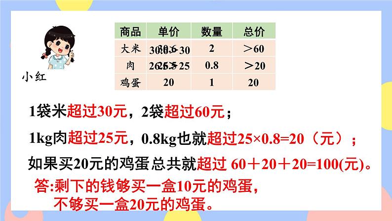 人教版数学五上1.7《解决问题(1)》课件PPT+教案08
