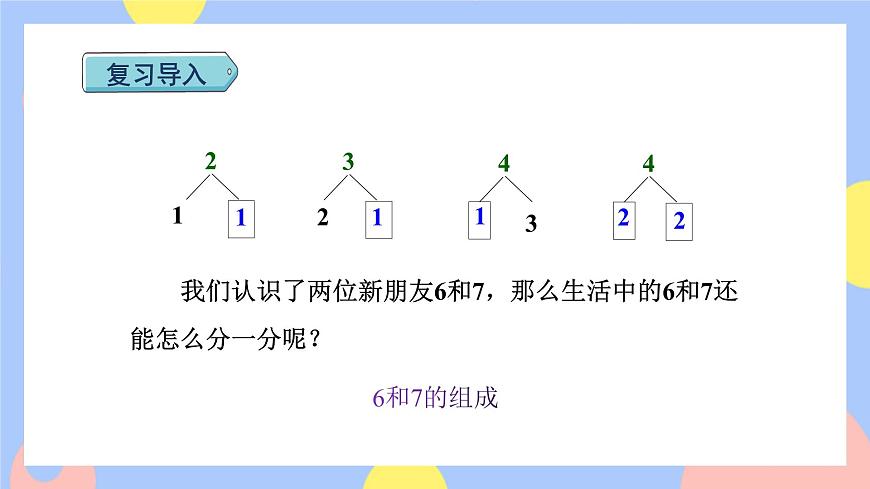 第2課時 6和7的組成授課課件第2頁