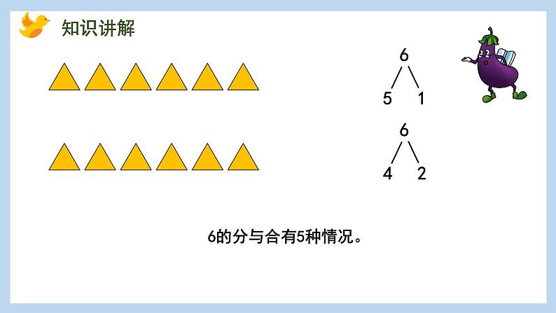 7.2 6、7的分与合(课件)苏教版一年级上册数学第8页