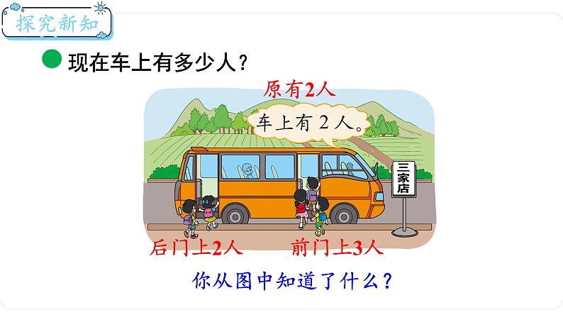 北师大版数学一年级上册3.9 乘车(第一课时)课件03